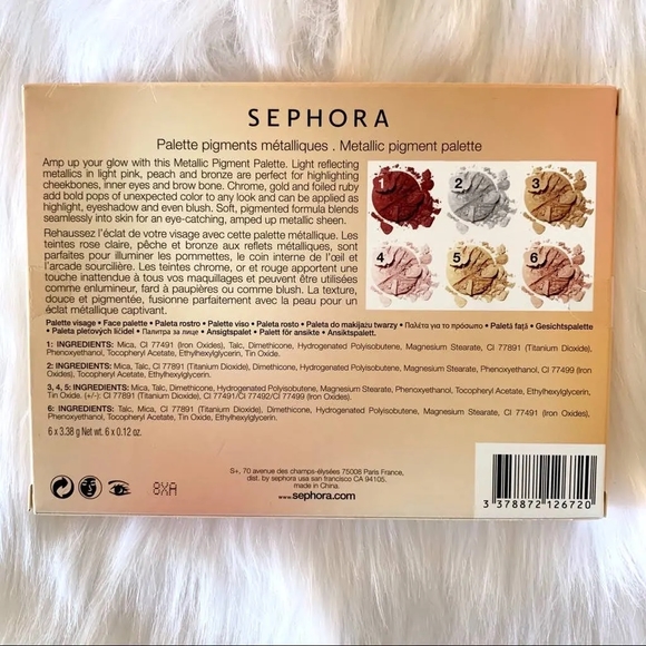 SEPHORA COLLECTION Metallic Pigment Palette - Picture 2 of 3